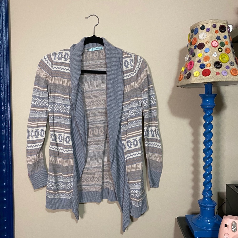 Maurices Aztec pattern cardigan
